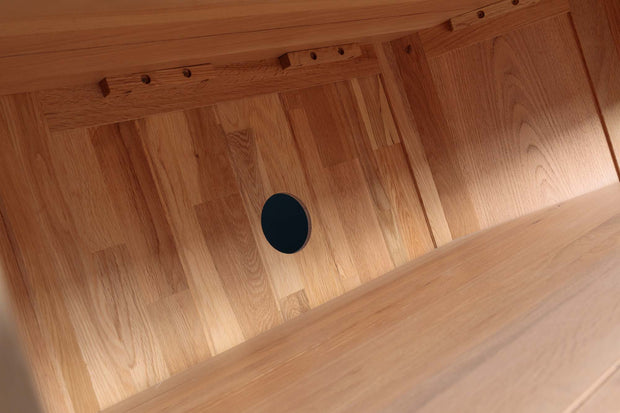 Hampshire White Washed Natural Oak Corner TV Unit - The Oak Bed Store
