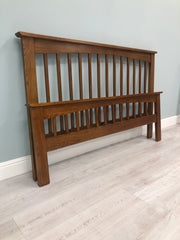 Heywood Rustic Solid Oak Bed Frame 4ft6 - Double - B GRADE - The Oak Bed Store