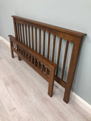 Heywood Rustic Solid Oak Bed Frame 4ft6 - Double - B GRADE - The Oak Bed Store