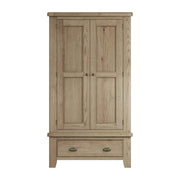 Howten 2 Door Double Wardrobe - The Oak Bed Store