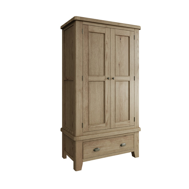 Howten 2 Door Double Wardrobe - The Oak Bed Store