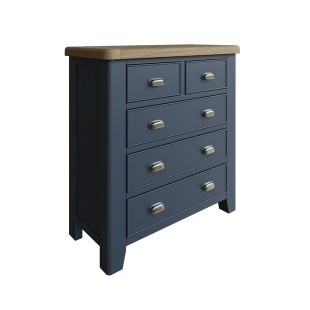 Howten 2 Over 3 Drawer Chest of Drawers - The Oak Bed Store