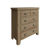 Howten 2 Over 3 Drawer Chest of Drawers - The Oak Bed Store