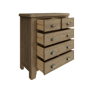 Howten 2 Over 3 Drawer Chest of Drawers - The Oak Bed Store