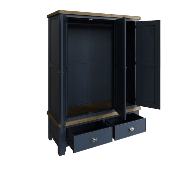 Howten 3 Door Triple Wardrobe - The Oak Bed Store
