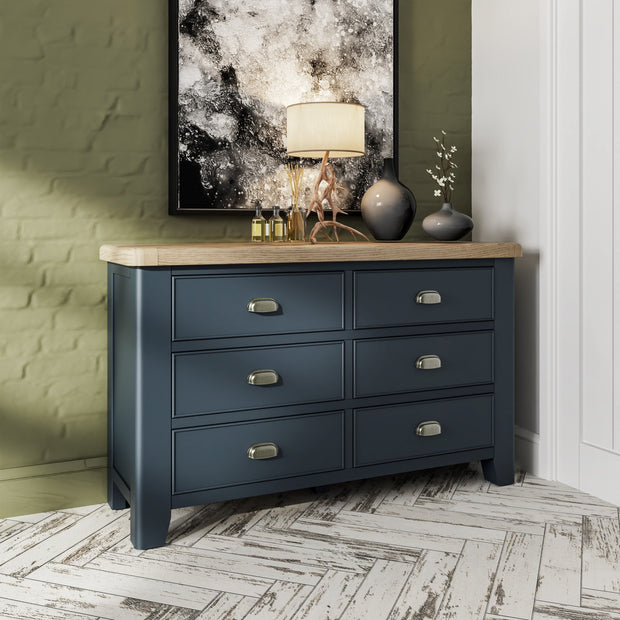 Howten 6 Drawer Chest of Drawers - The Oak Bed Store