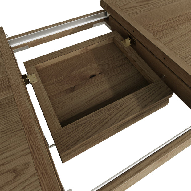 Howten Butterfly Extending Dining Table - 1.3m - The Oak Bed Store