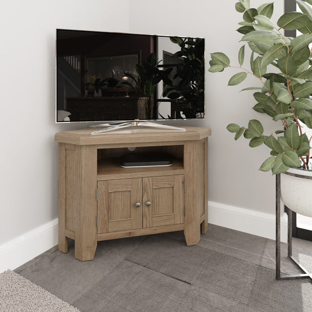 Howten Corner TV Unit - The Oak Bed Store