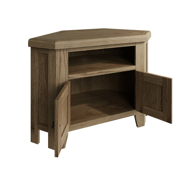 Howten Corner TV Unit - The Oak Bed Store