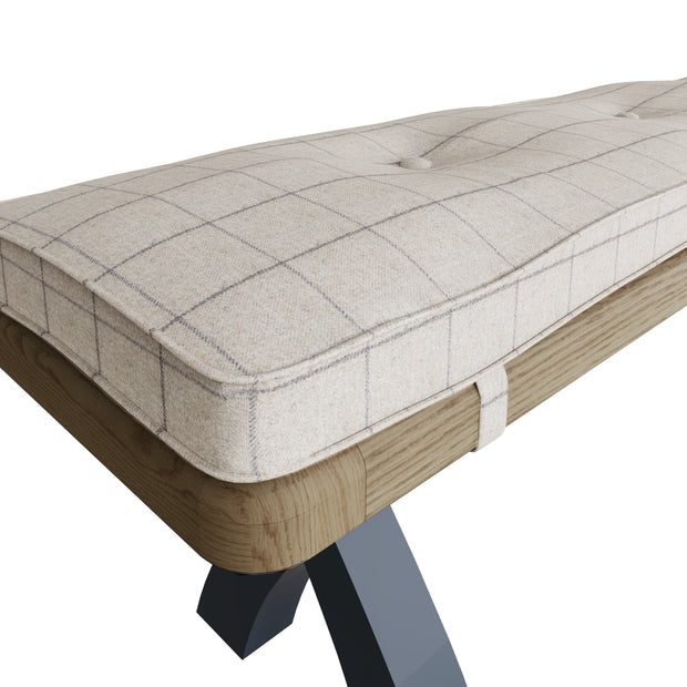 Howten Cross Leg Dining Bench - 2.0m - The Oak Bed Store