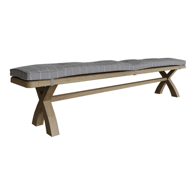 Howten Cross Leg Dining Bench - 2.5m - The Oak Bed Store