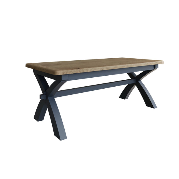 Howten Cross Leg Fixed Top Table - 2.0m - The Oak Bed Store