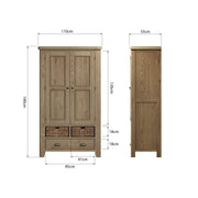 Howten Larder Unit - The Oak Bed Store