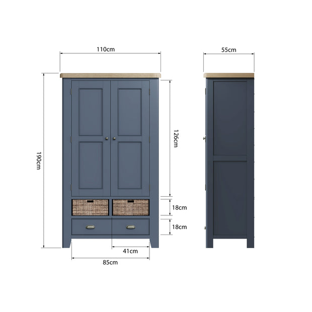 Howten Larder Unit - The Oak Bed Store