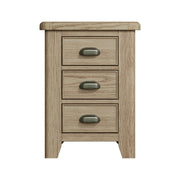 Howten Large 3 Drawer Bedside Table - The Oak Bed Store