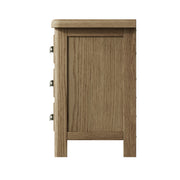 Howten Large 3 Drawer Bedside Table - The Oak Bed Store