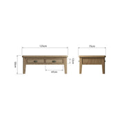 Howten Large Coffee Table - The Oak Bed Store