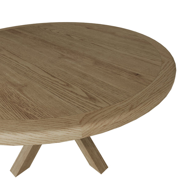 Howten Large Round Dining Table - The Oak Bed Store