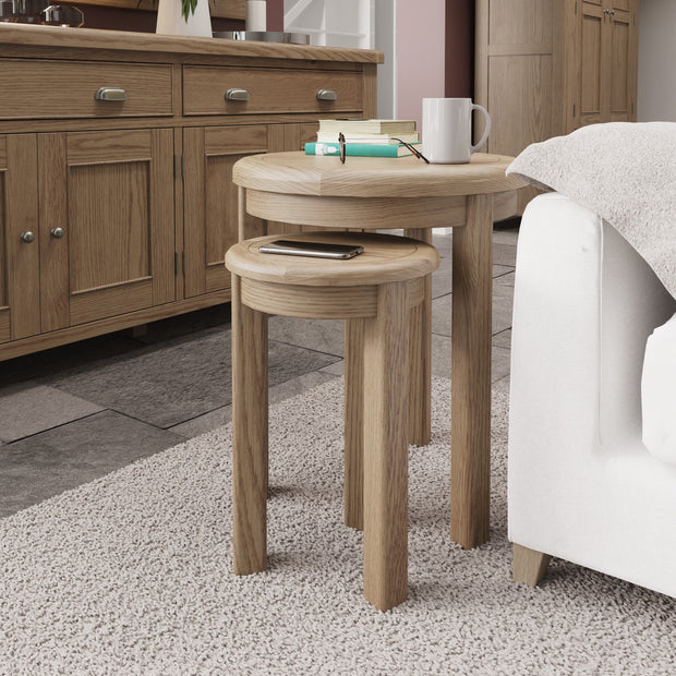 Howten Nest of 2 Tables - The Oak Bed Store