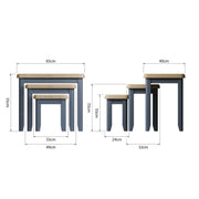 Howten Nest of 3 Tables - The Oak Bed Store