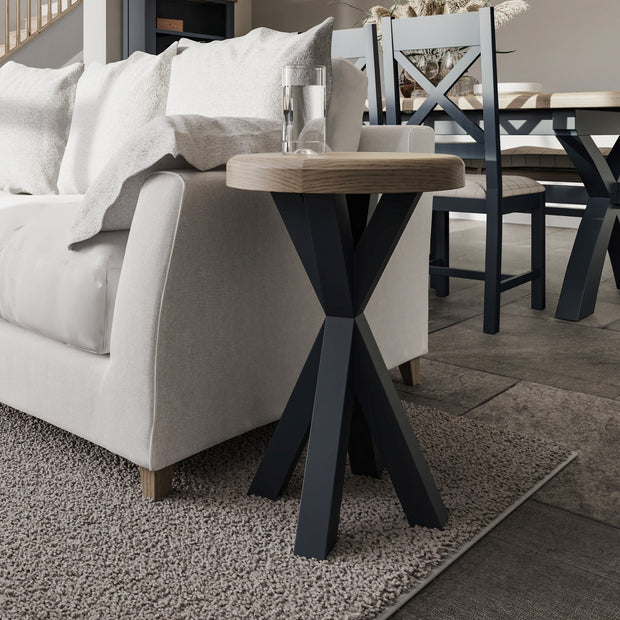 Howten Round Side Table - The Oak Bed Store