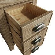 Howten Standard 3 Drawer Bedside Table - The Oak Bed Store