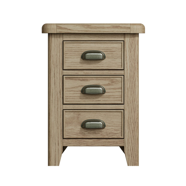 Howten Standard 3 Drawer Bedside Table - The Oak Bed Store