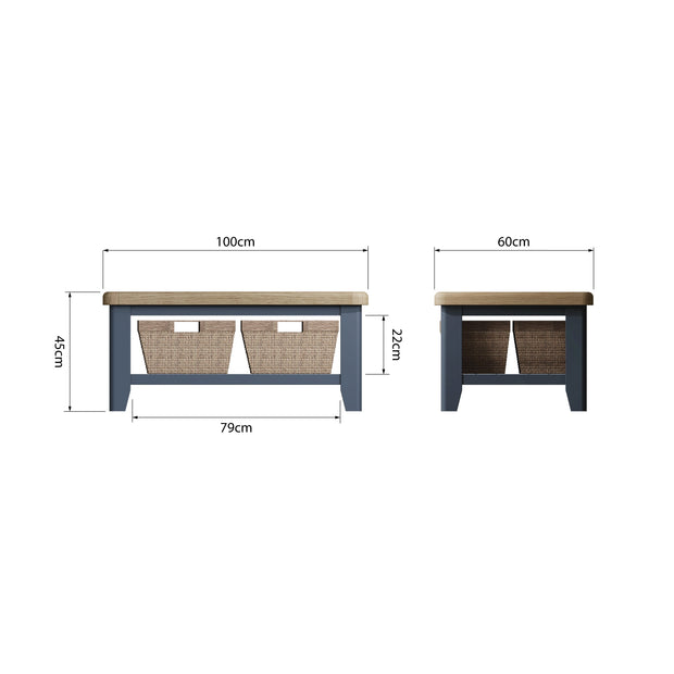 Howten Standard Coffee Table - The Oak Bed Store