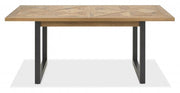 Indy Rustic Oak 6-8 Seat Dining Table - The Oak Bed Store