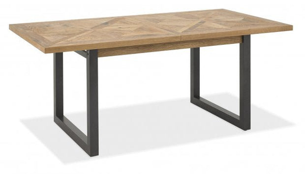 Indy Rustic Oak 6-8 Seat Dining Table - The Oak Bed Store