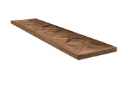 Indy Rustic Oak Lamp Table - The Oak Bed Store
