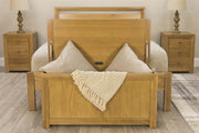 Kensington Natural Oak Blanket Box - The Oak Bed Store