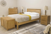 Kensington Solid Natural Oak Bed Frame - Various Sizes - B GRADE - The Oak Bed Store