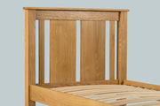 Lyon Solid Natural Oak Bed Frame - Various Sizes - B GRADE - The Oak Bed Store