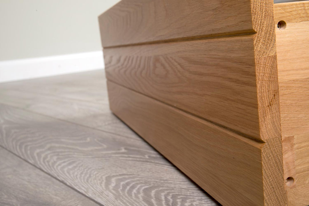 Natural Oak Under Bed Drawer - The Oak Bed Store