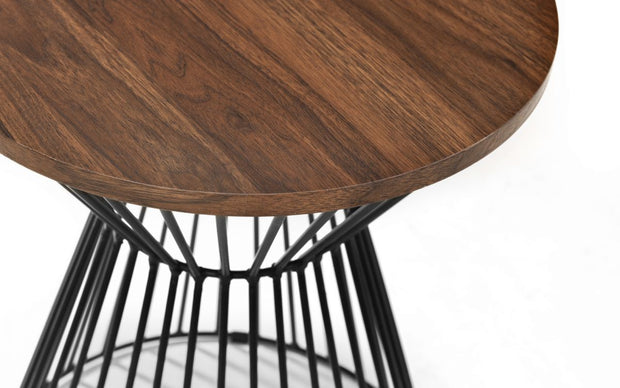 New Jersey Black Metal Lamp Table - The Oak Bed Store