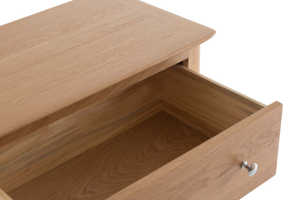 New Thornton Natural Oak 3 Drawer Chest of Drawers - The Oak Bed Store