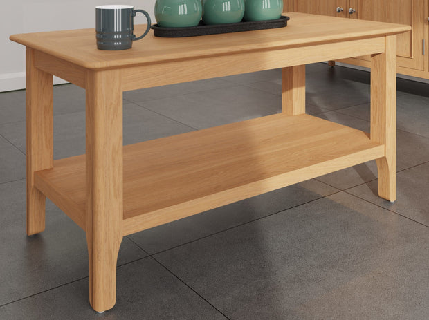 New Thornton Natural Oak Coffee Table - The Oak Bed Store