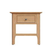 New Thornton Natural Oak Lamp Table - The Oak Bed Store