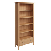 New Thornton Natural Oak Large Bookcase - The Oak Bed Store