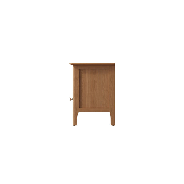 New Thornton Natural Oak Large TV Cabinet - The Oak Bed Store