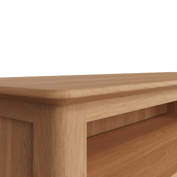 New Thornton Natural Oak Large TV Cabinet - The Oak Bed Store