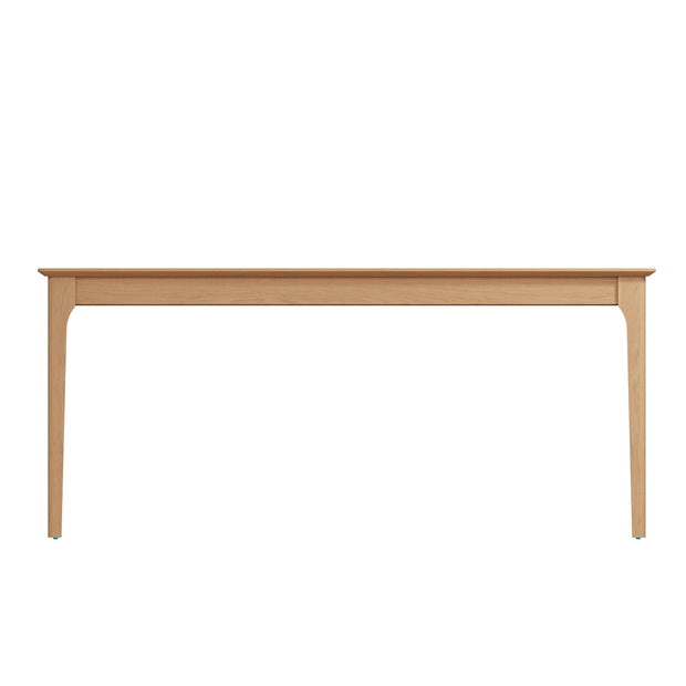 New Thornton Natural Oak Rectangular Fixed Top Dining Table - 1.8m - The Oak Bed Store