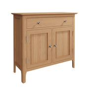 New Thornton Natural Oak Small Sideboard - The Oak Bed Store