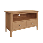 New Thornton Natural Oak Standard TV Cabinet - The Oak Bed Store