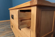 Newbury Natural Solid Oak 3 Over 4 Drawer Chest of Drawers - The Oak Bed Store