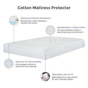 Protect-A-Bed Cotton Mattress Protector - The Oak Bed Store