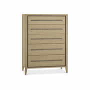 Roma Aged Oak & Weathered Oak 5 Drawer Chest of Drawers