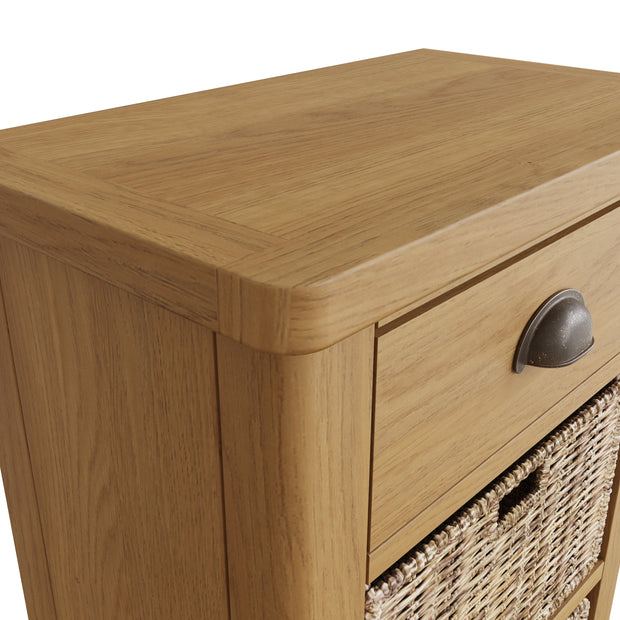 Roman 1 Drawer 2 Basket Side Unit