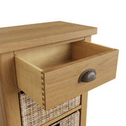 Roman 1 Drawer 2 Basket Side Unit